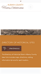Mobile Screenshot of albanycountyhistory.org